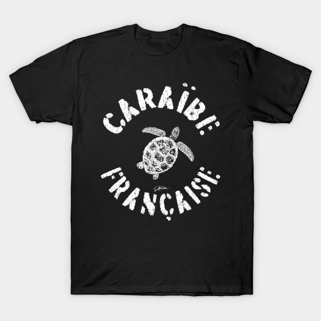 French Caribbean, Sea Turtle T-Shirt by jcombs